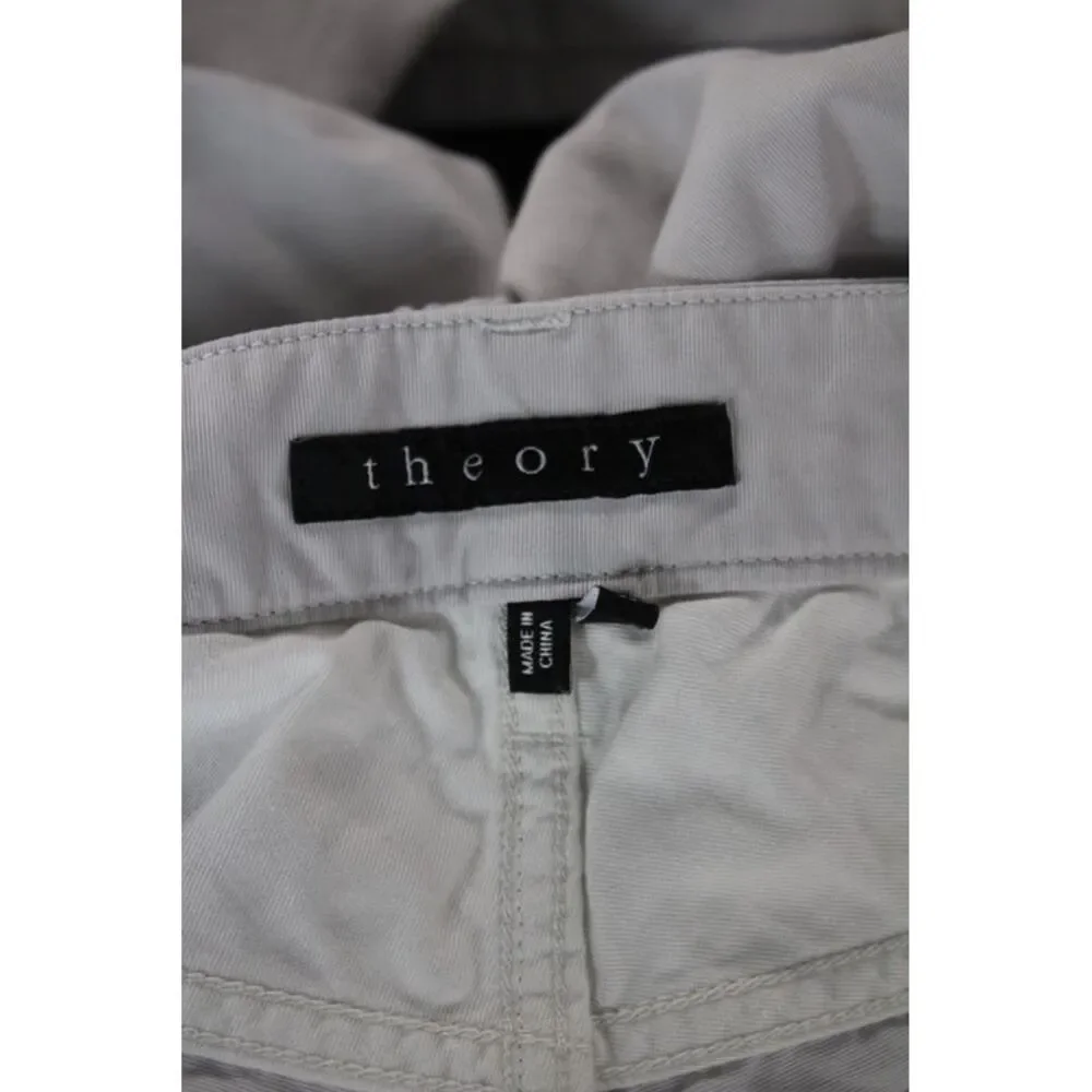 Theory Mens Chino Pants Beige Cotton Size 33